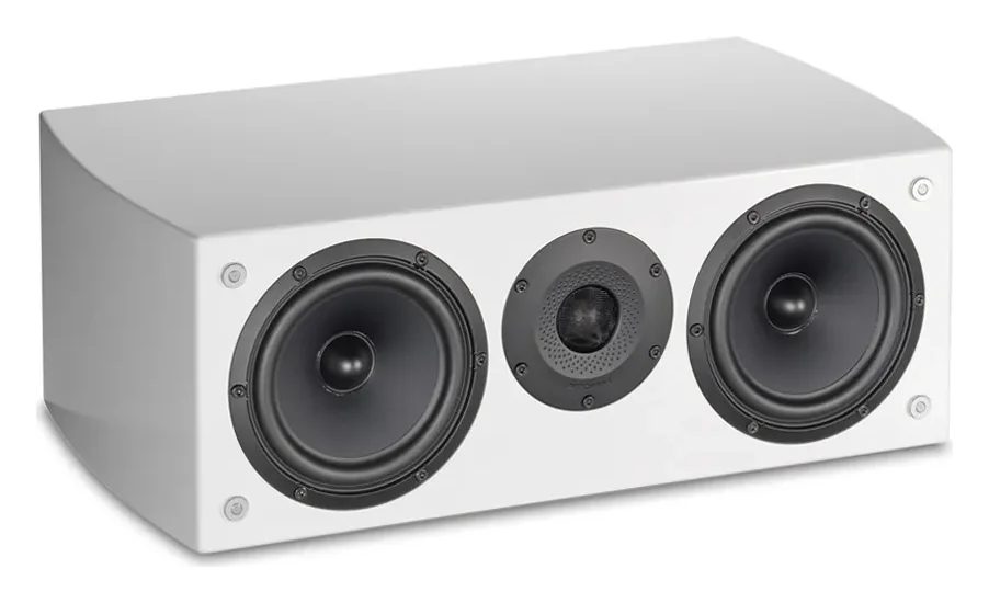Atohm GT-Center-HD — finition blanche, sans cache ni grilles