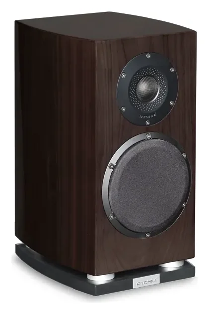 Atohm GT1-HD — finition Wengnut, avec grille