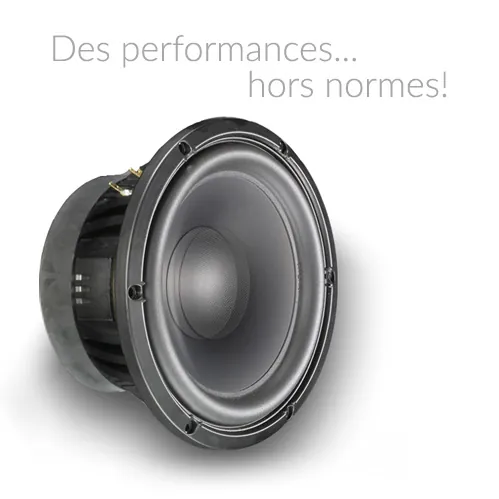 Atohm GT2-HD — haut-parleur de grave-médium vu de trois-quarts