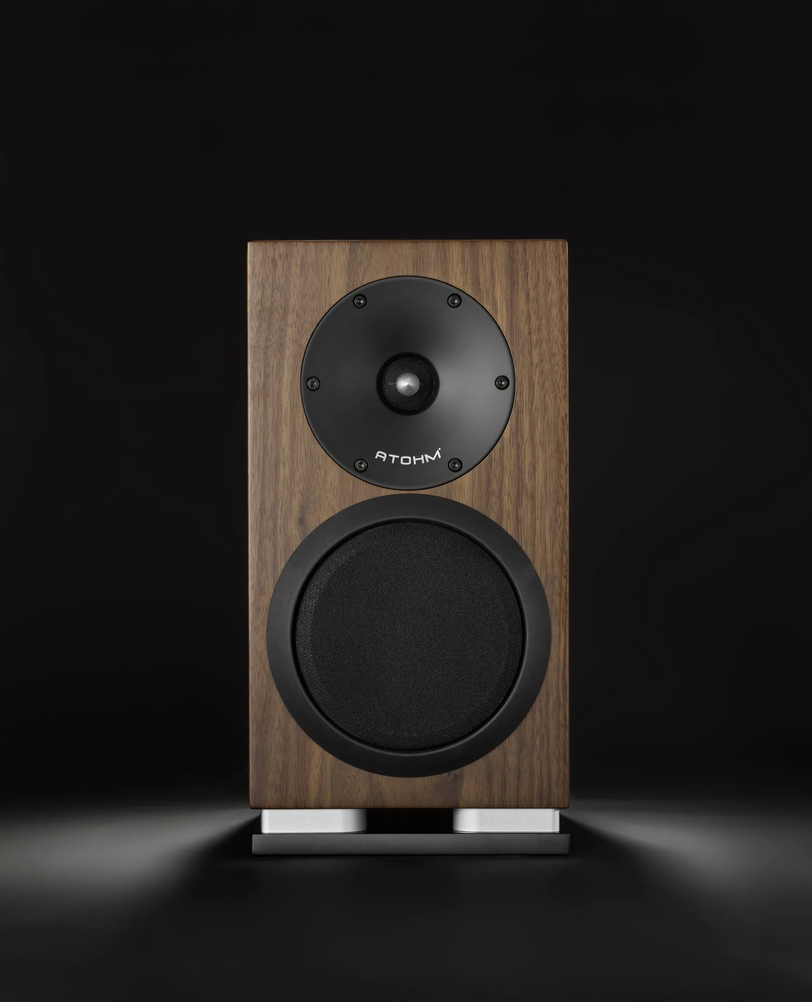 Atohm Sirocco 1.24 — finition noyer, vue de face