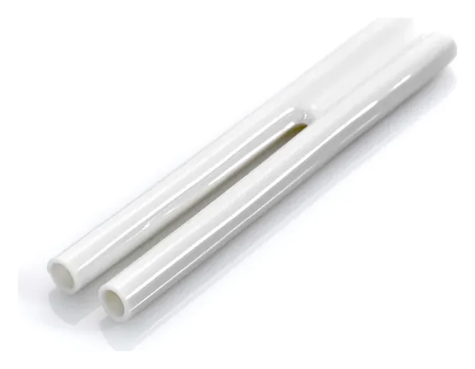 Atohm Splitter-M — manchon Splitter blanc, fendu pour séparer les deux conducteurs