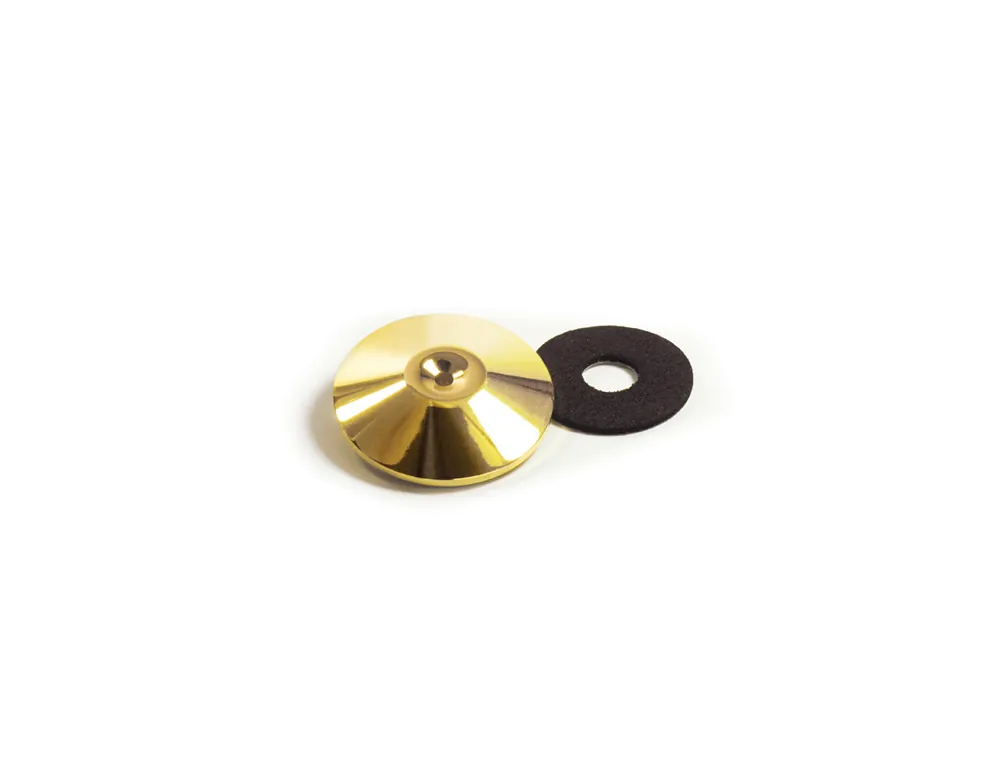 Atohm WT-C-30-6-G — coupelle dorée avec sa rondelle de protection