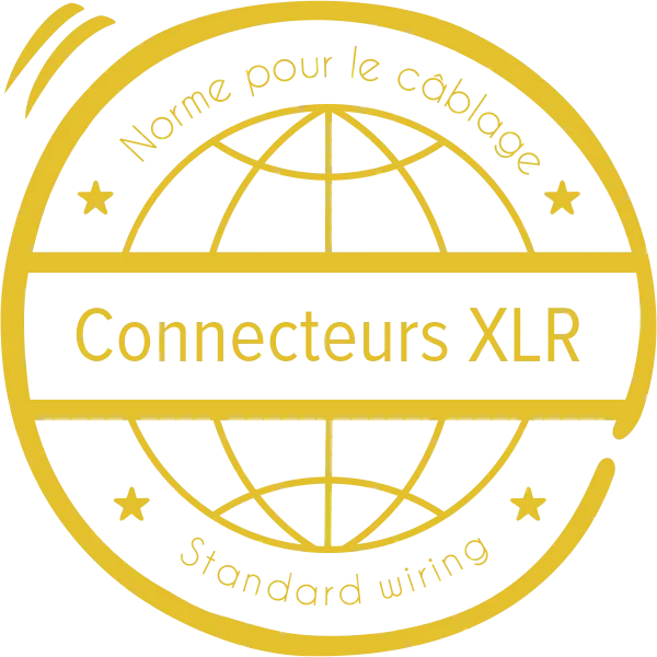 Atoll CD400 Evolution — logo « Connecteurs XLR, norme pour le câblage »