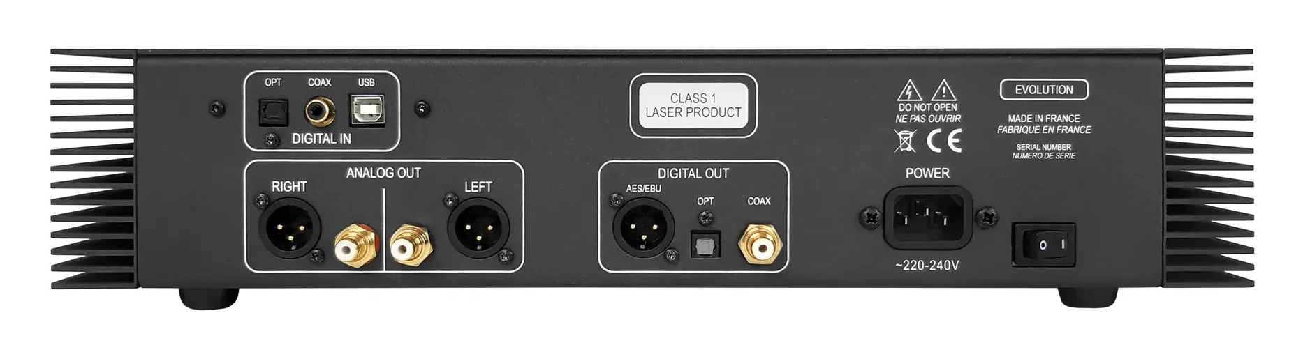 Atoll CD400 Evolution — face arrière