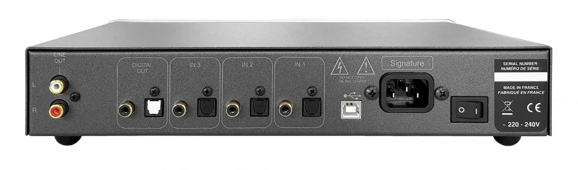 Atoll DAC100 Signature — face arrière