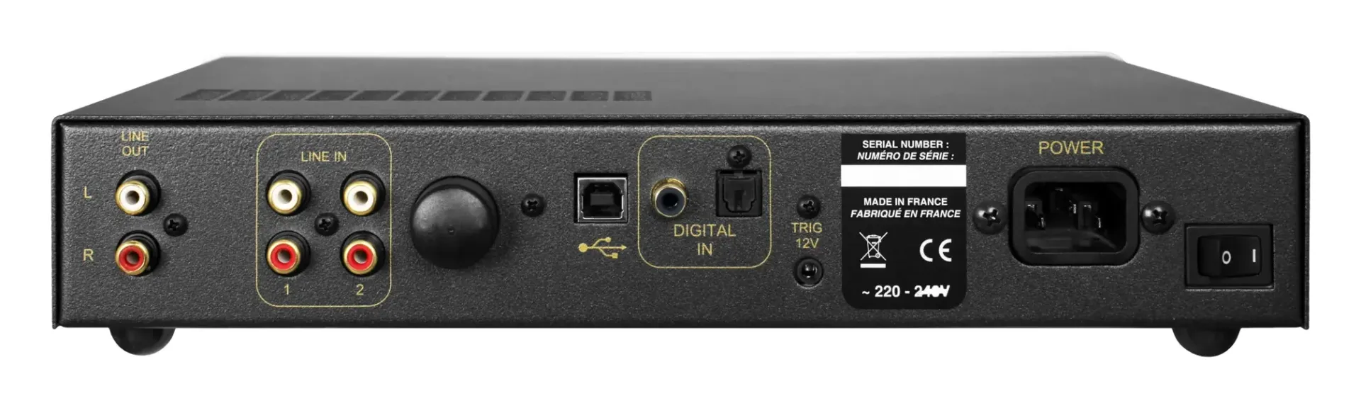 Atoll HD100 / HD120 — Face arrière du modèle HD120