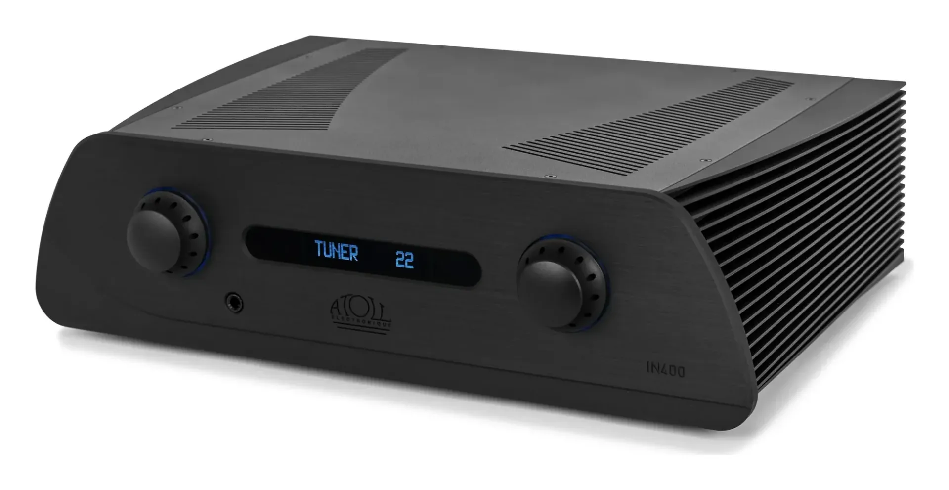 Atoll IN400SE — Finition aluminium brossé anodisé noir.