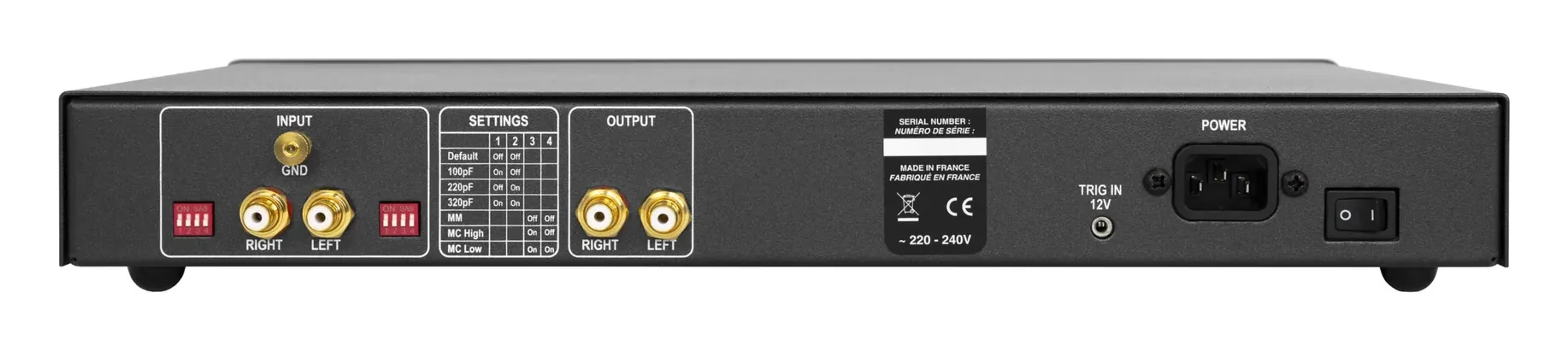 Atoll PH200 — face arrière, finition silver