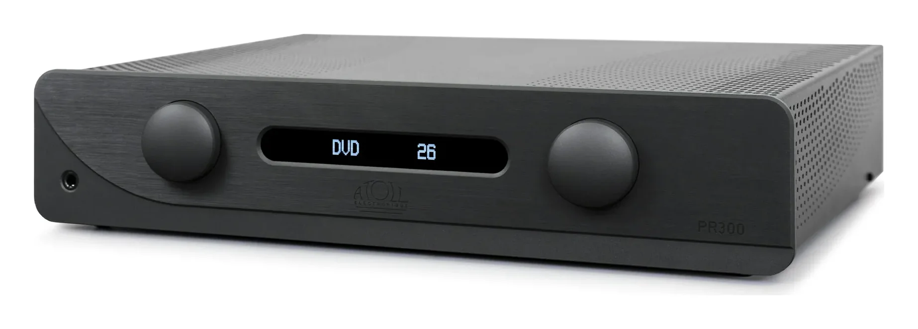 Atoll PR300 Evolution — Finition aluminium brossé anodisé noir.