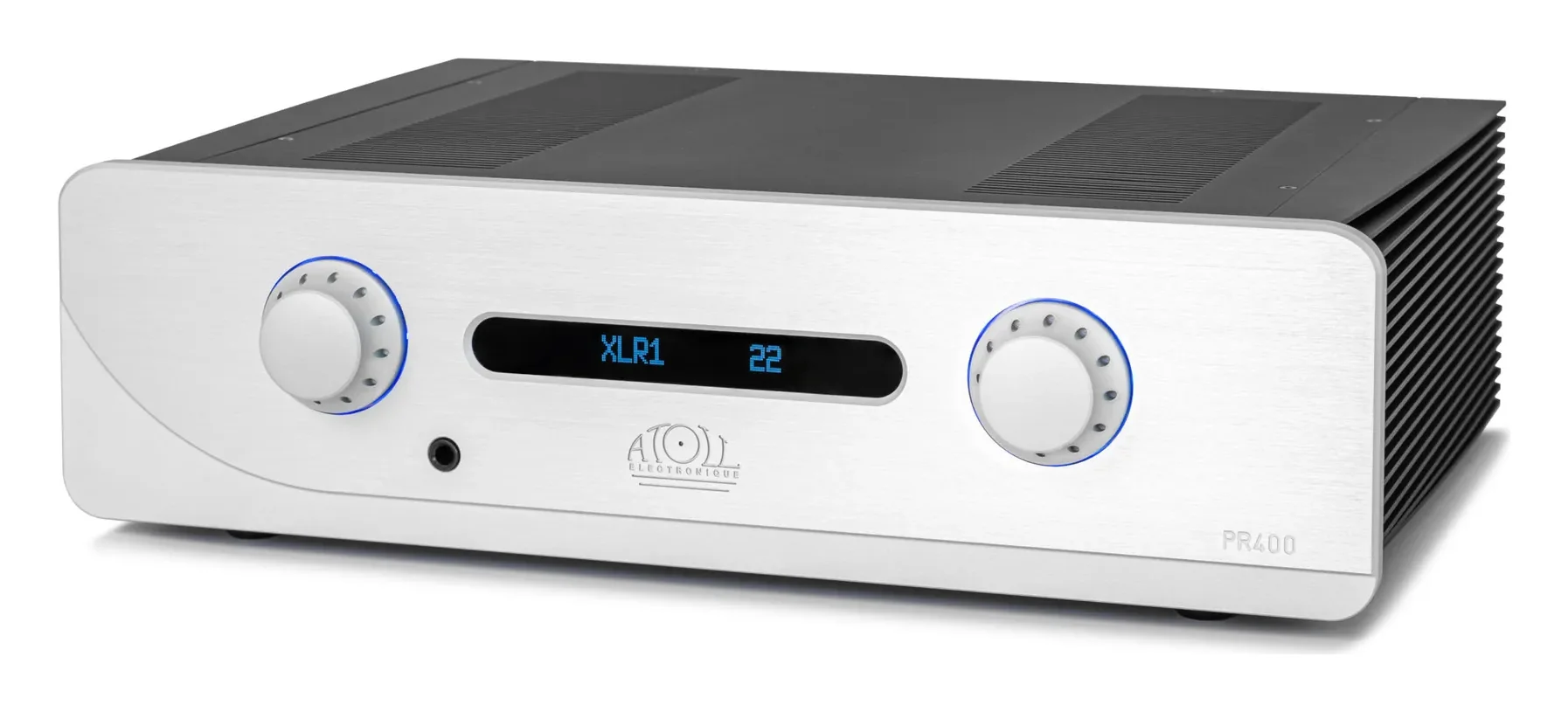 Atoll PR400 Evolution — Finition aluminium brossé anodisé silver.